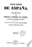 Sentencias del Tribunal Supremo de justicia