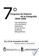 Séptimo Congreso de Historia de la Fotografía