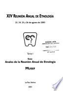Serie Anales de la Reunión Anual de Etnología