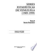 Series estadísticas de Venezuela, (1989-1999)