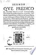 Sermon que predico ... a unas honras por el Obispo de Leon su hermano ... en 16de Abril de 1613 anos