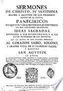 Sermones de Christo, su Santissima Madre y algunos de los primeros santos de la Iglesia