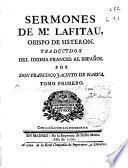 Sermones de Mr. Lafitau, obispo de Sisteron