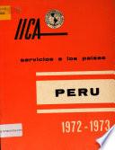 Servicios a los Paises: Peru 1972-1973