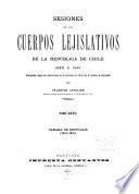 Sesiones de los cuerpos lejislativos de la República de Chile, 1811-1845