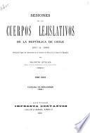 Sesiones de los cuerpos lejislativos de la República de Chile, 1811-1845