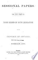 Sessional Papers