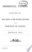 Sessional Papers of the Dominion of Canada