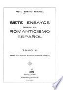Siete ensayos sobre el romanticismo español