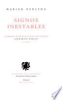 Signos inestables