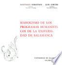 Simbolismo de los programas humanisticos de la Universidad de Salamanca