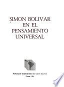 Simón Bolívar en el pensamiento universal