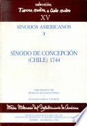 Sínodo de Concepción, Chile, 1744