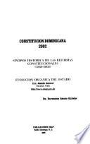 Sinópsis histórica de las reformas constitucionales (1884-2002)