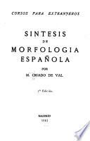 Síntesis de morfología española