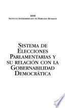 Sistema de elecciones parlamentarias y su relación con la gobernabilidad democrática