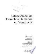 Situación de los derechos humanos en Venezuela