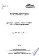 Situation des populations indigènes des forêts denses humides