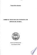 Sobre el texto de los Cynegetica de Opiano de Apamea