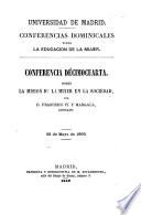 Sobre la misión de la mujer en la sociedad
