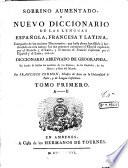 Sobrino Aumentado, Ou Nouveau Dictionnaire Espagnol, François Et Latin Et François, Espagnol Et Latin