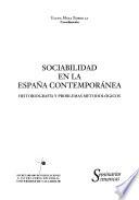 Sociabilidad en la España contemporánea