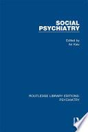 Social Psychiatry