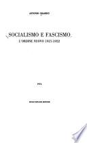 Socialismo E Fascismo