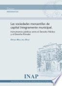Sociedades mercantiles de capital íntegramente municipal