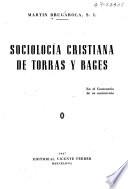 Sociología cristiana de Torras y Bages