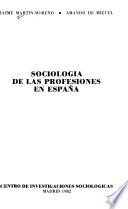 Sociología de las profesiones en España