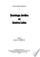 Sociología jurídica en América Latina