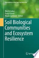 Soil Biological Communities and Ecosystem Resilience