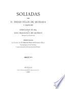 Solidas de D. Diego Félix de Quixada y Riquelme Dedicadas en 1619 á Don Francisco de Guzman, marques de Ayamonte