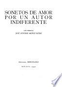 Sonetos de amor por un autor indiferente