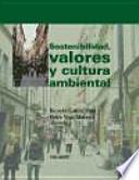 Sostenibilidad, valores y cultura ambiental