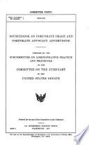 Sourcebook on Corporate Image and Corporate Advocacy Advertising