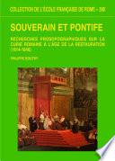 Souverain et pontife