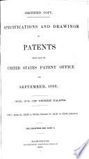 Specifications and Drawings of Patents Issued from the United States Patent Office