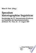 Speculum historiographiae linguisticae