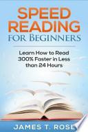 Speed Reading for Beginners