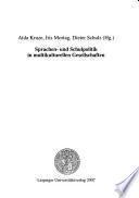Sprachen- und Schulpolitik in multikulturellen Gesellschaften