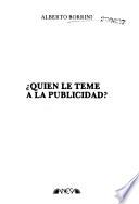 ?Quién le teme a la publicidad?