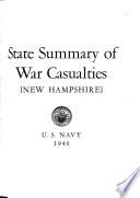 State Summary of War Casualties ...