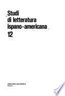 Studi di letteratura ispano-americana