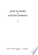 Studi in onore di Gaetano Scherillo