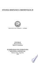 Studia hispanica medievalia II