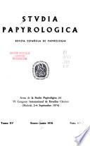 Studia papyrologica