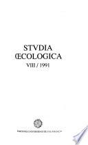 Studia œcologica