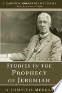 Studies in the Prophecy of Jeremiah